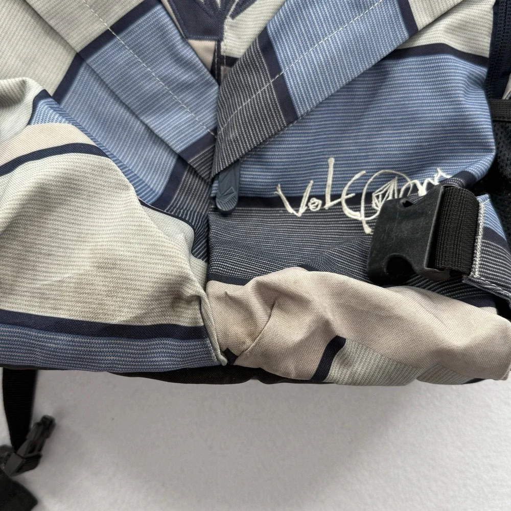 🔥✅ Volcom Backpack Blue Grey USED